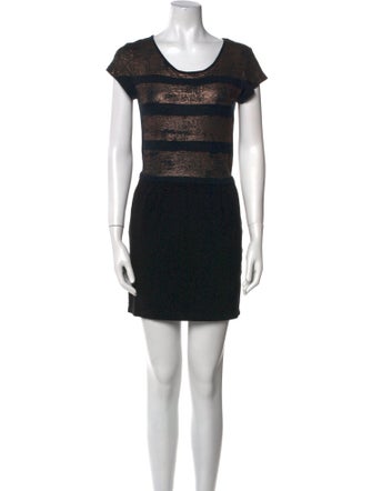 Sandro Printed Mini Dress