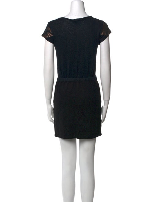 Sandro Printed Mini Dress