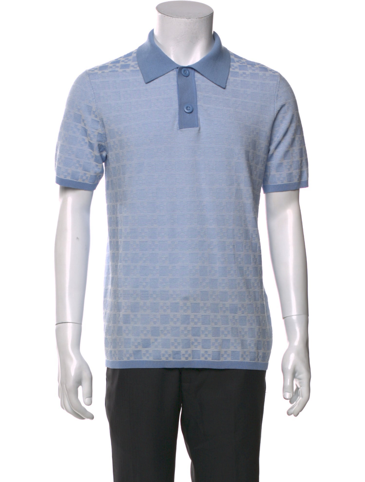 Sandro Crew Neck Short Sleeve Polo Shirt