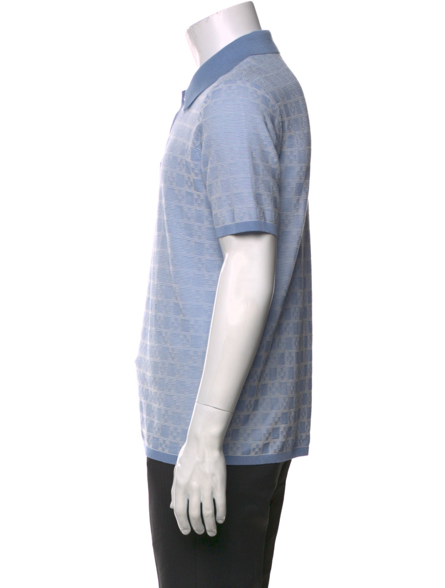 Sandro Crew Neck Short Sleeve Polo Shirt