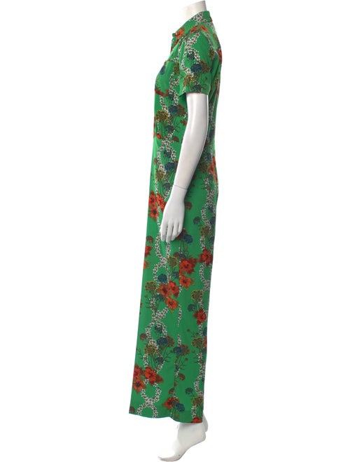 Sandro Floral Print Jumpsuit