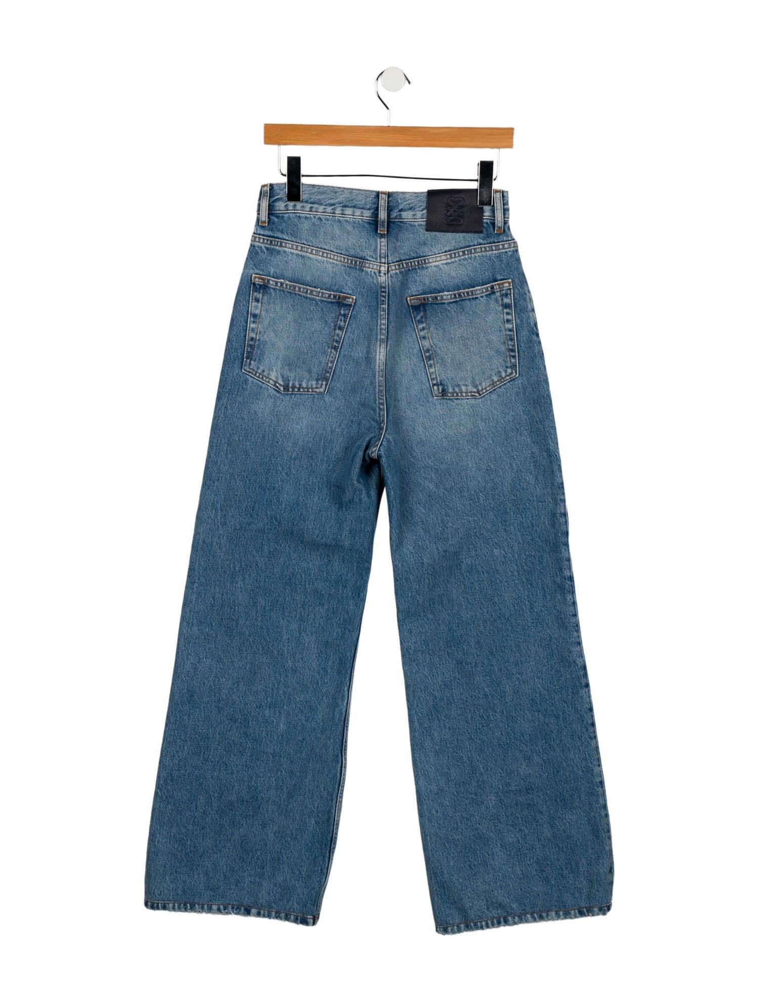 Sandro High-Rise Wide Leg Jeans