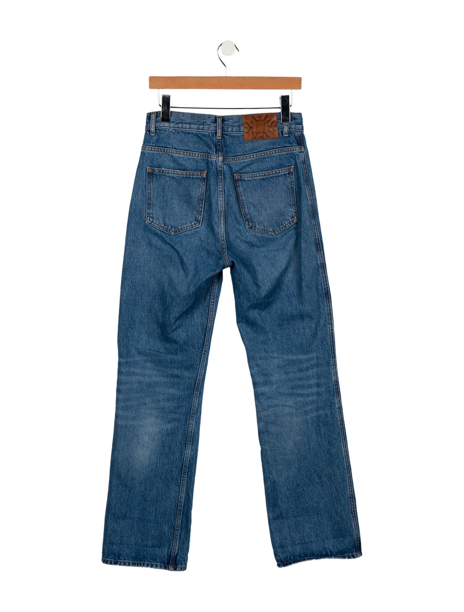 Sandro High-Rise Straight Leg Jeans