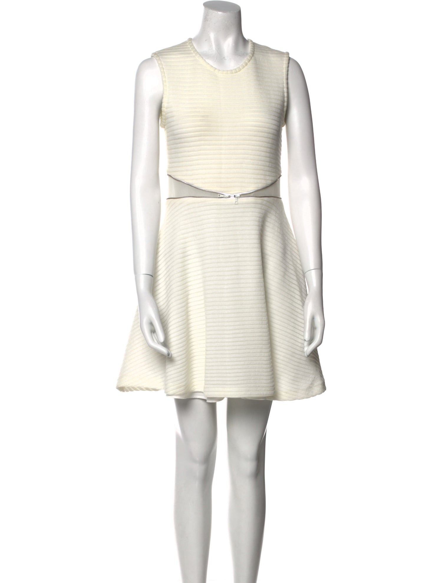 Sandro Crew Neck Mini Dress