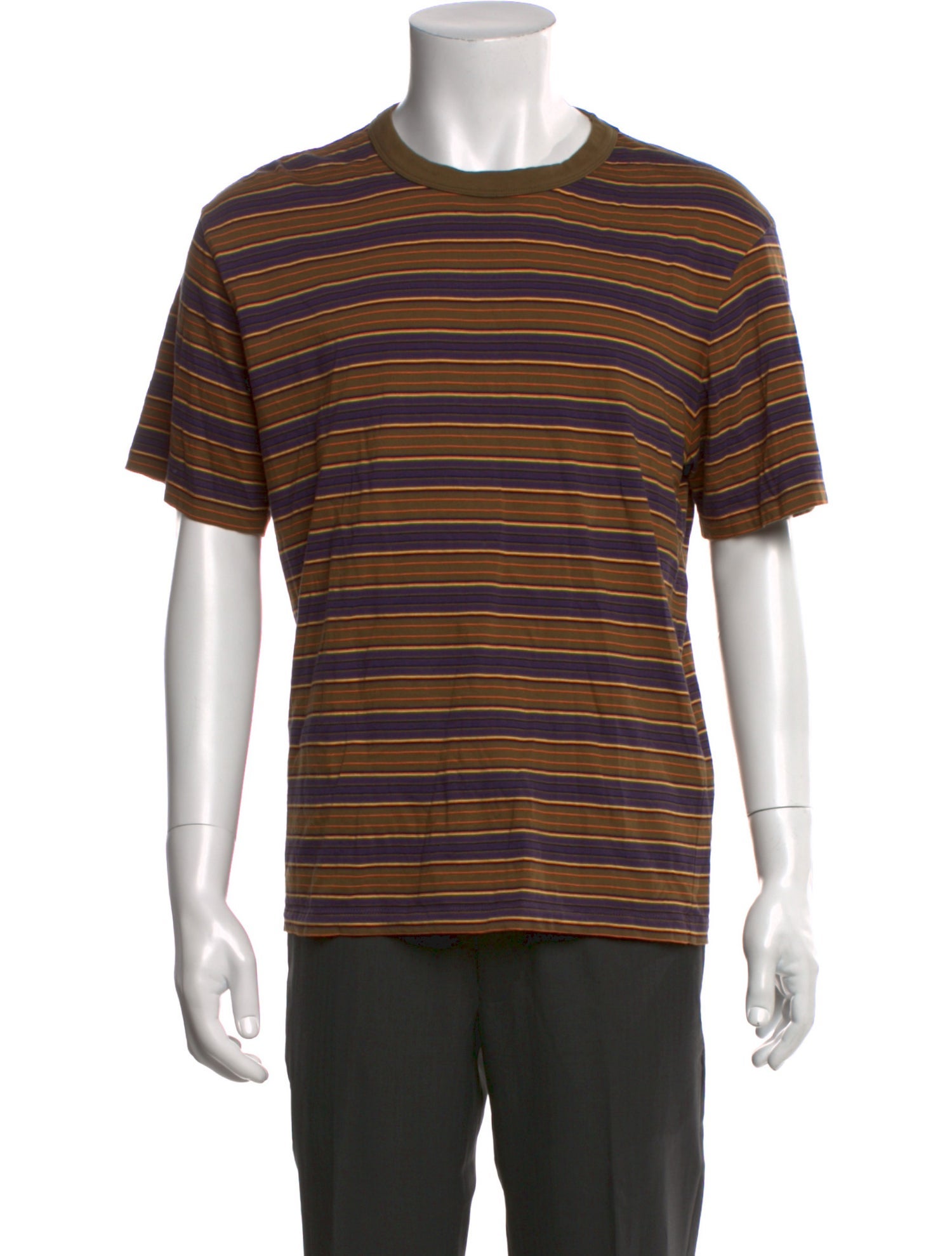 Sandro Striped Crew Neck T-Shirt