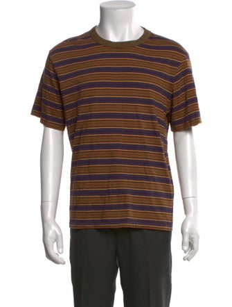 Sandro Striped Crew Neck T-Shirt