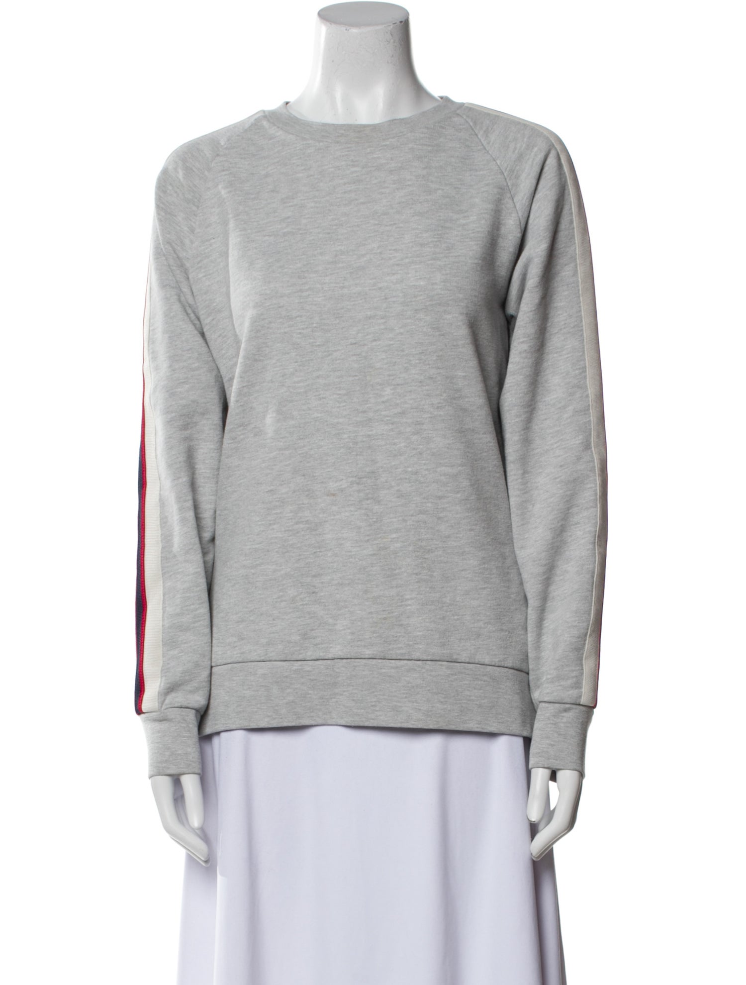 Sandro Crew Neck Long Sleeve Sweatshirt