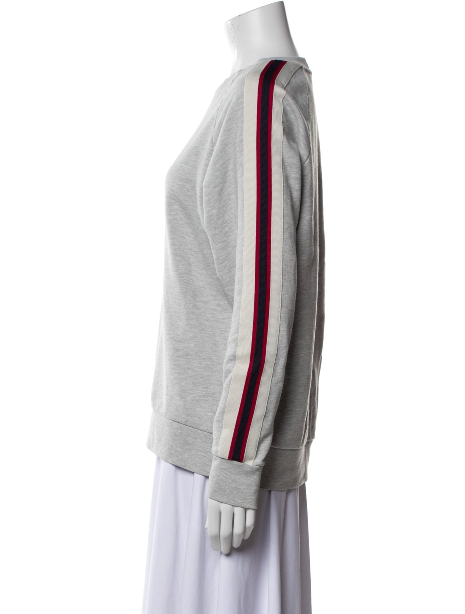 Sandro Crew Neck Long Sleeve Sweatshirt