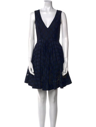 Sandro Printed Mini Dress