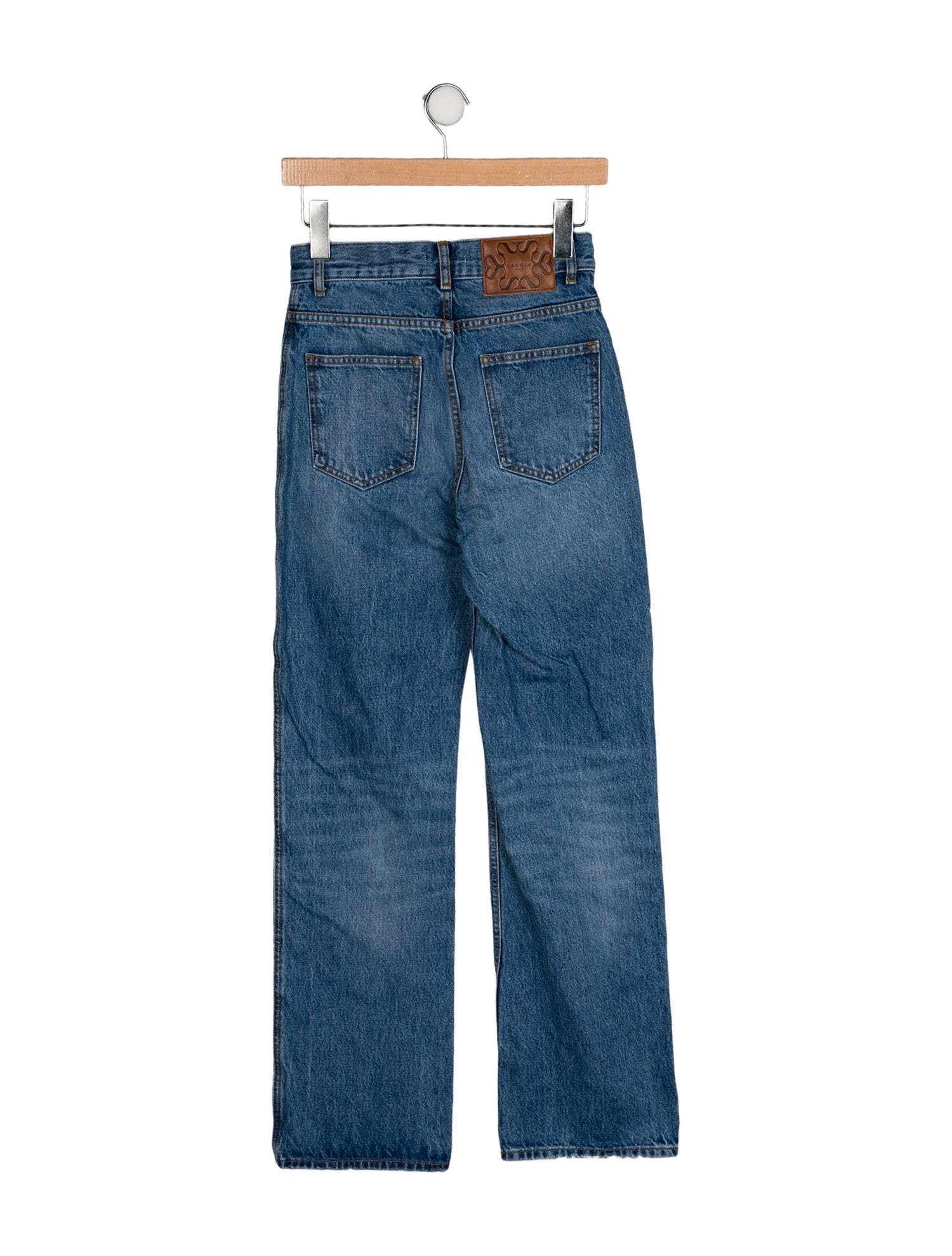 Sandro High-Rise Straight Leg Jeans
