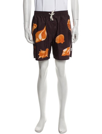 Sandro Graphic Print Swim Trunks w/ Tags