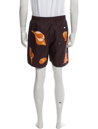 Sandro Graphic Print Swim Trunks w/ Tags