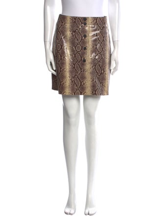 Sandro Leather Mini Skirt