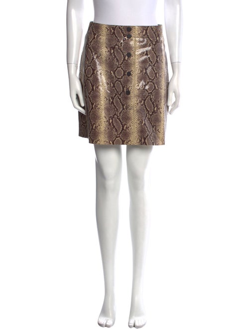 Sandro Leather Mini Skirt