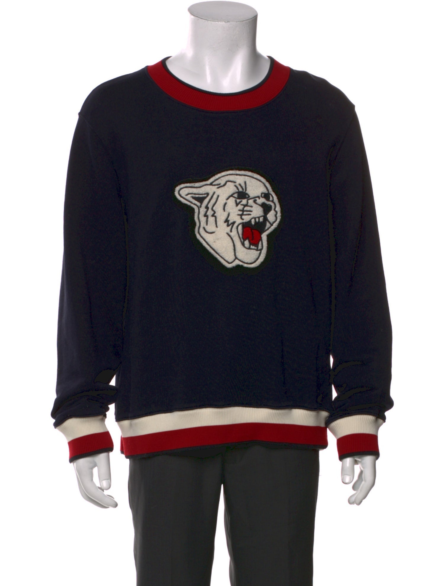 Sandro Graphic Print Crew Neck Sweatshirt