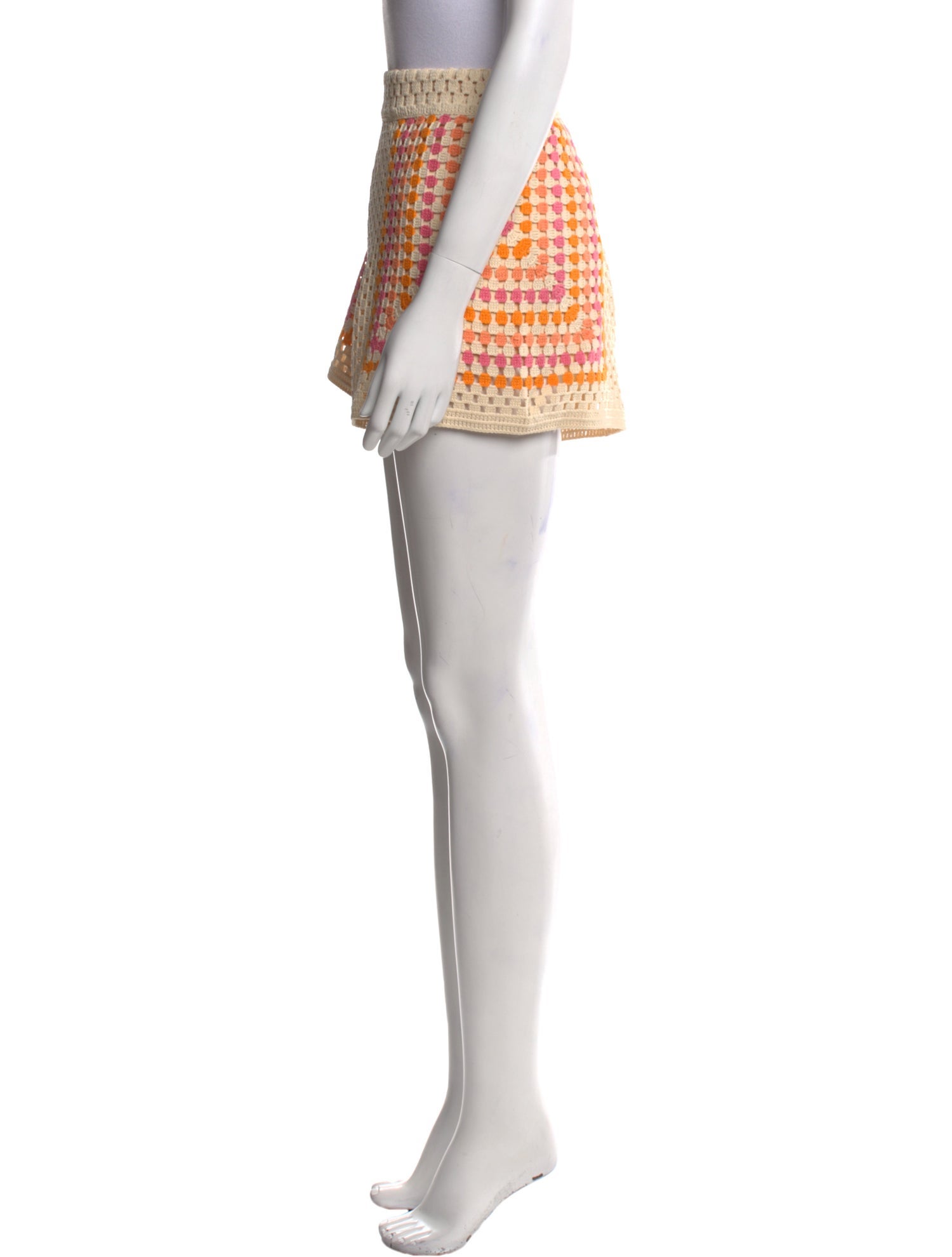 Sandro Printed Mini Shorts