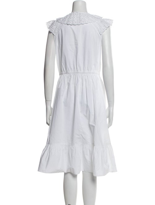 Sandro Crew Neck Knee-Length Dress