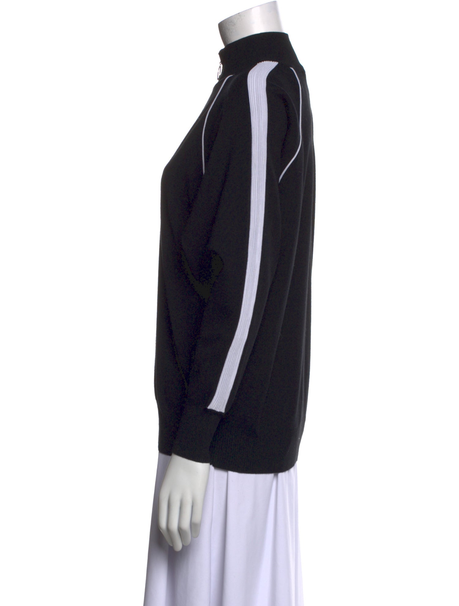 Sandro Mock Neck Long Sleeve Sweatshirt