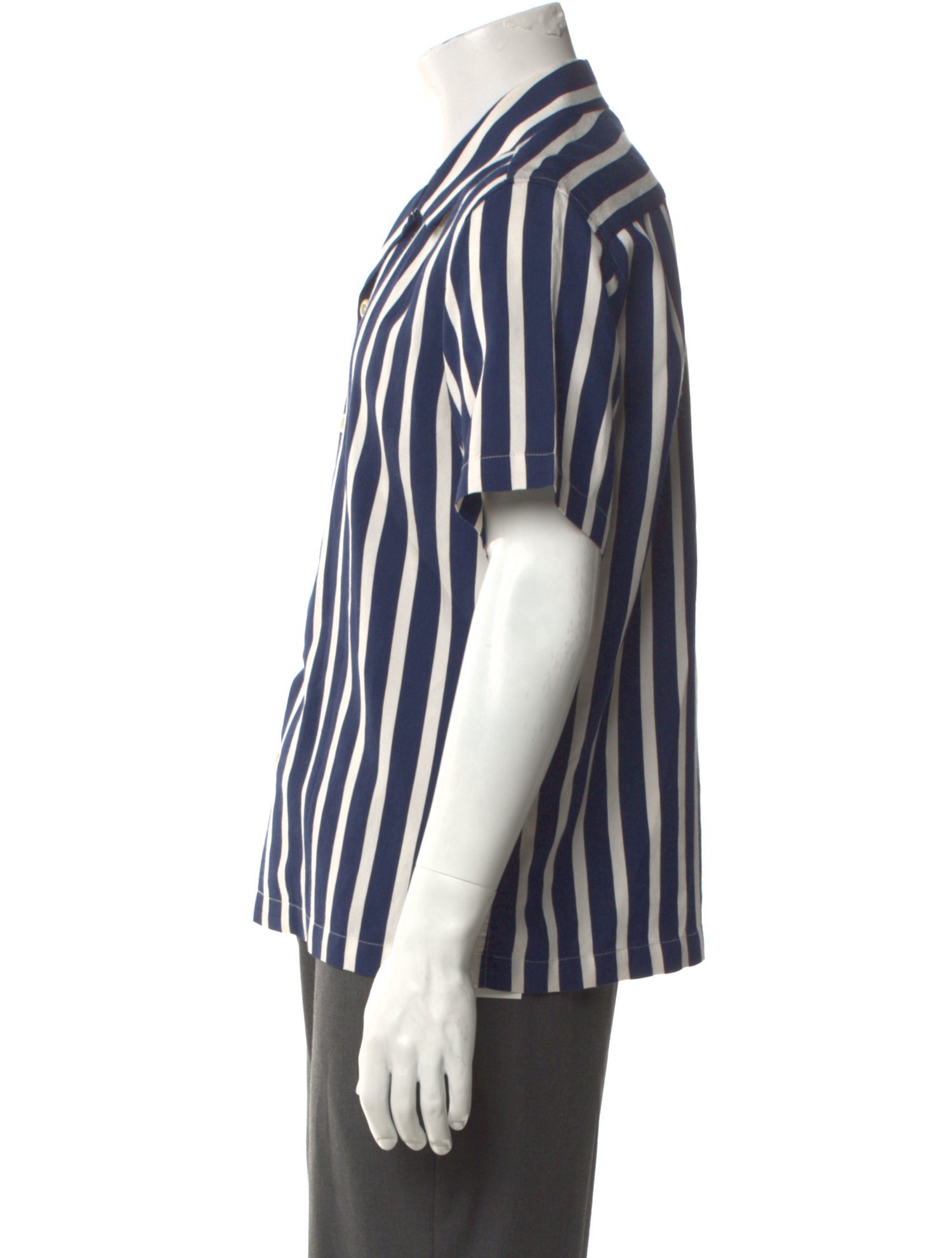 Sandro Striped Short Sleeve Shirt