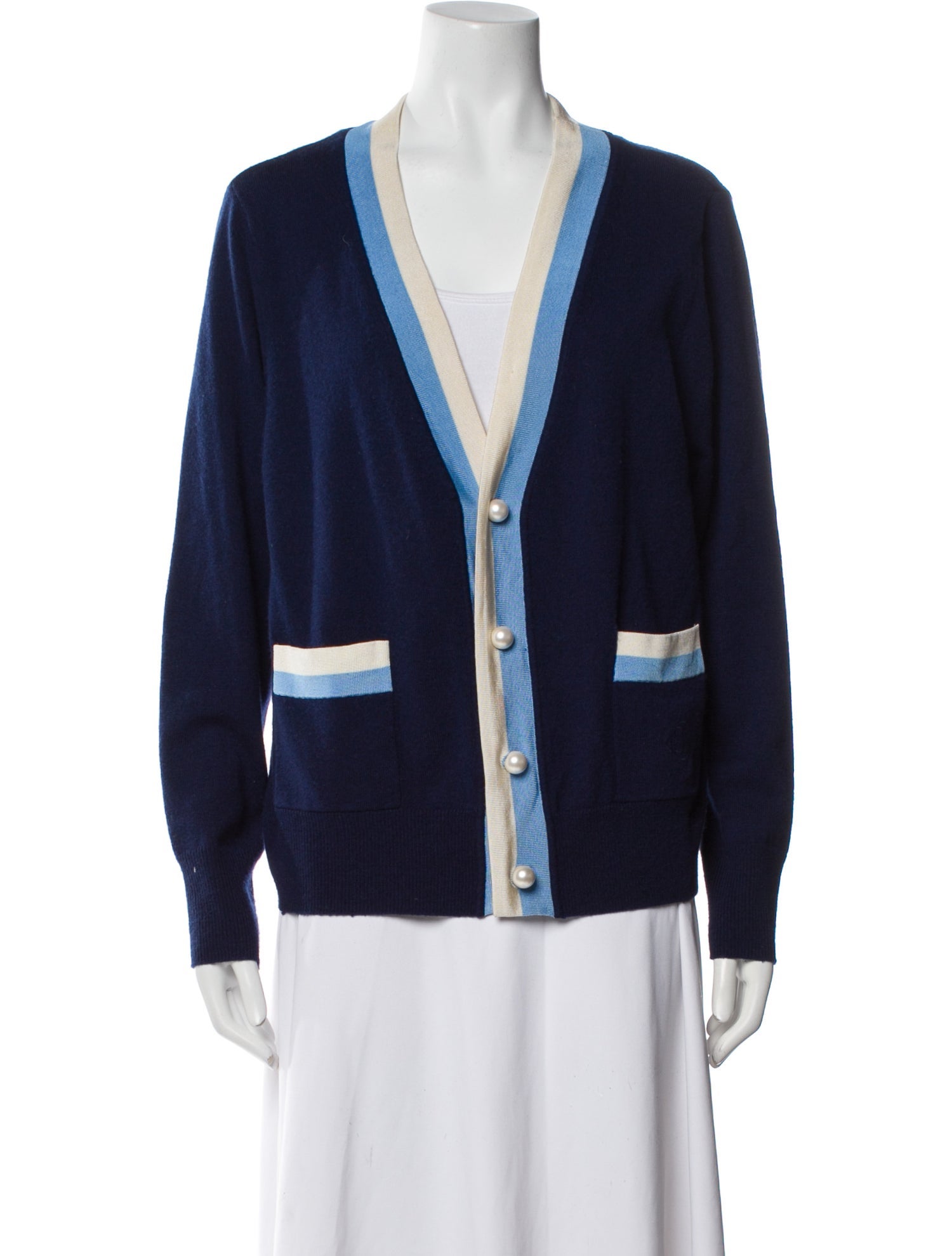 Sandro Wool Colorblock Pattern Sweater