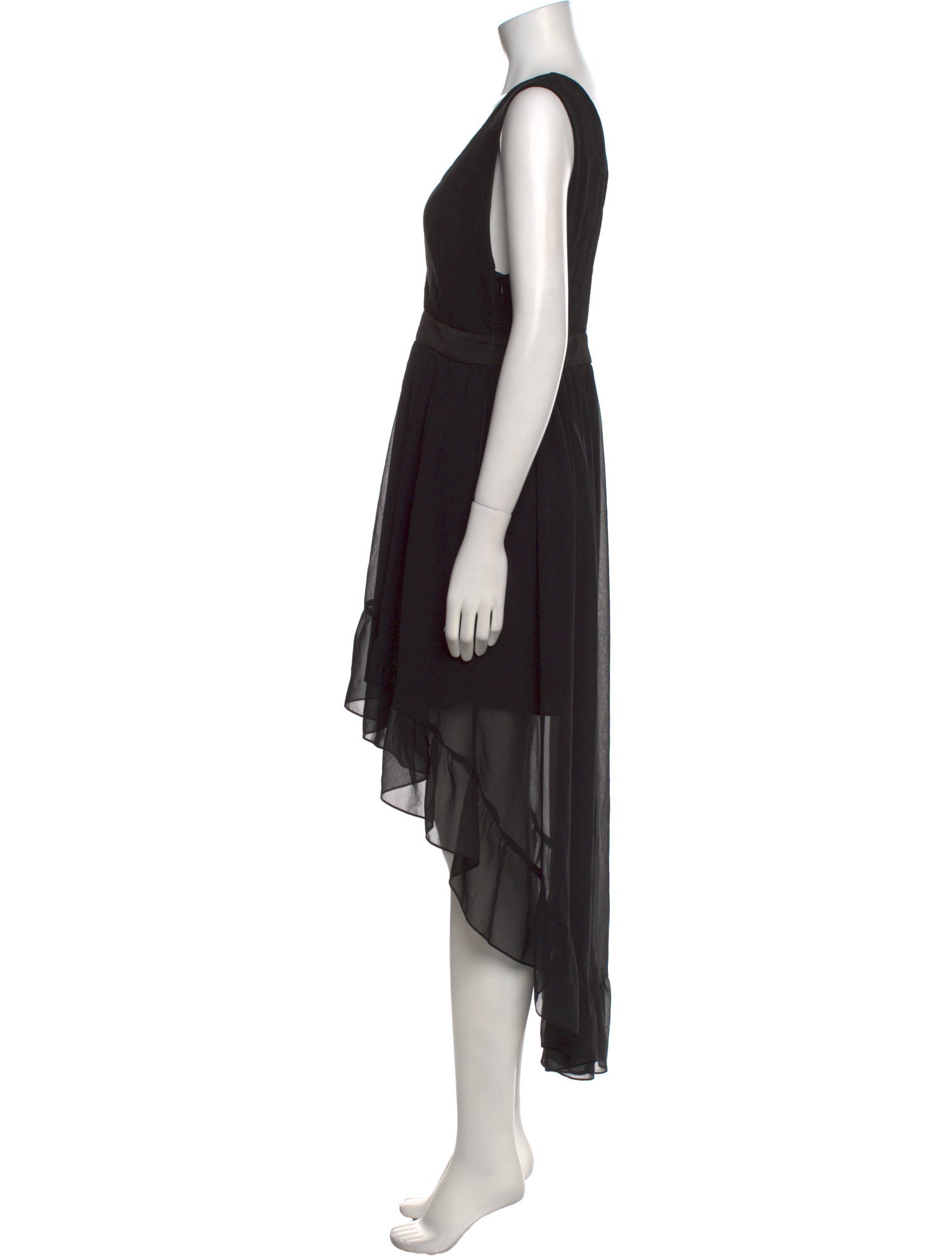 Sandro V-Neck Mini Dress