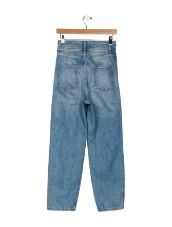 Sandro High-Rise Straight Leg Jeans