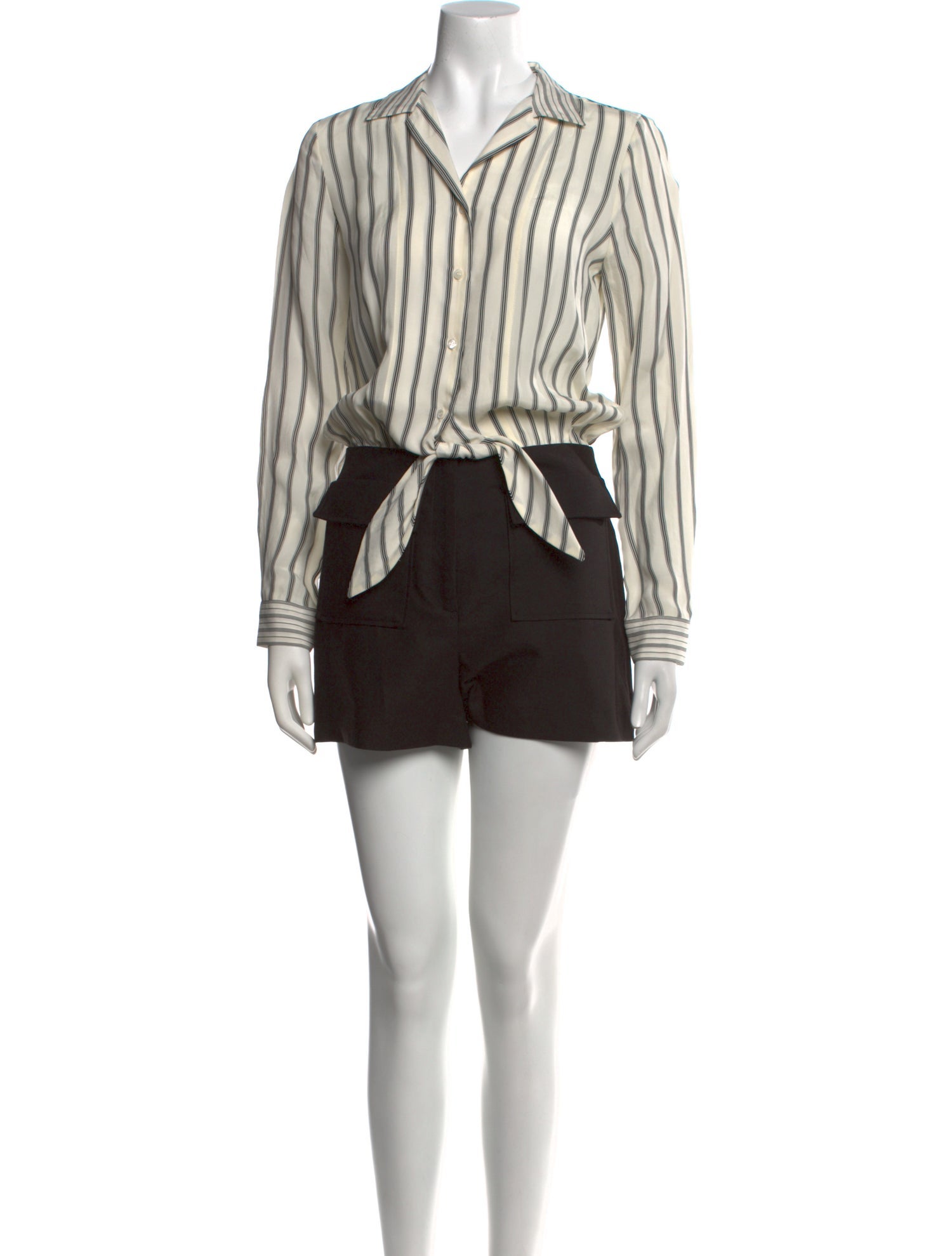 Sandro Striped Romper