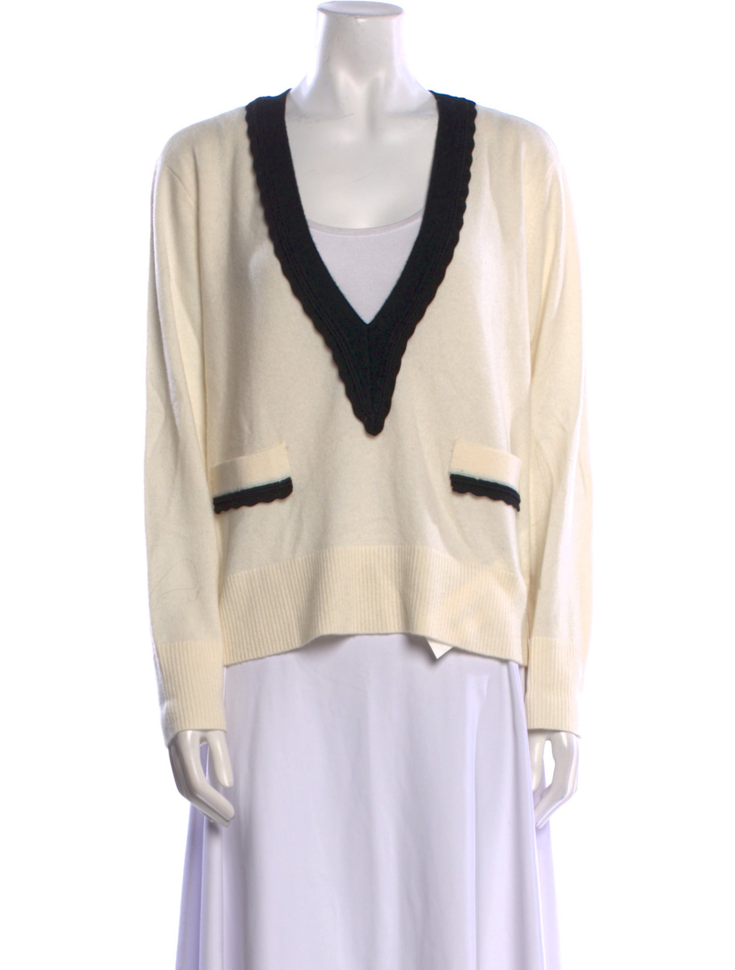 Sandro Wool Striped Sweater