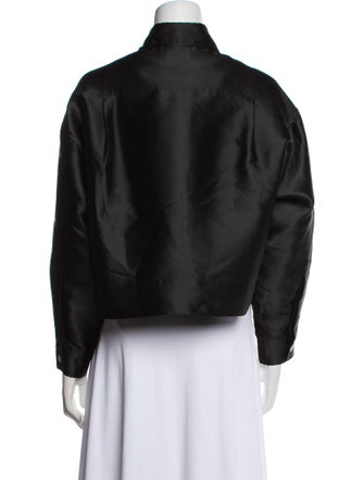 Sandro Long Sleeve Crop Top