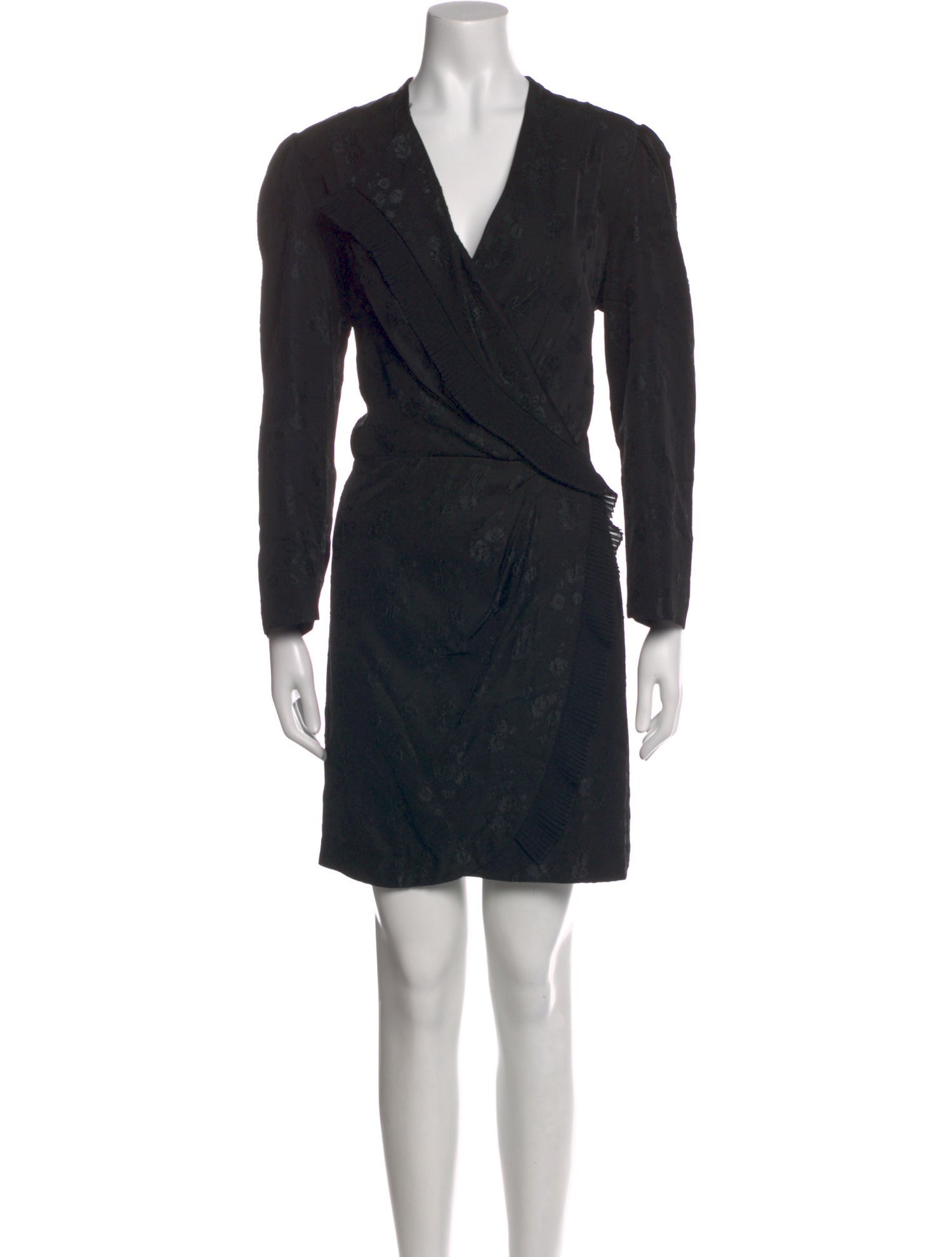 Sandro V-Neck Mini Dress