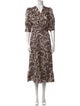 Sandro Silk Long Dress