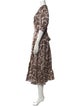 Sandro Silk Long Dress