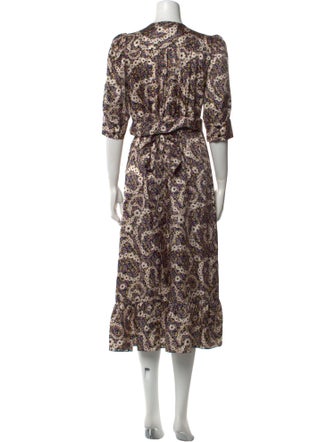 Sandro Silk Long Dress