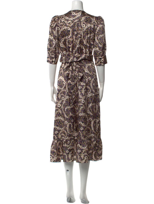 Sandro Silk Long Dress