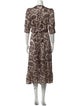 Sandro Silk Long Dress