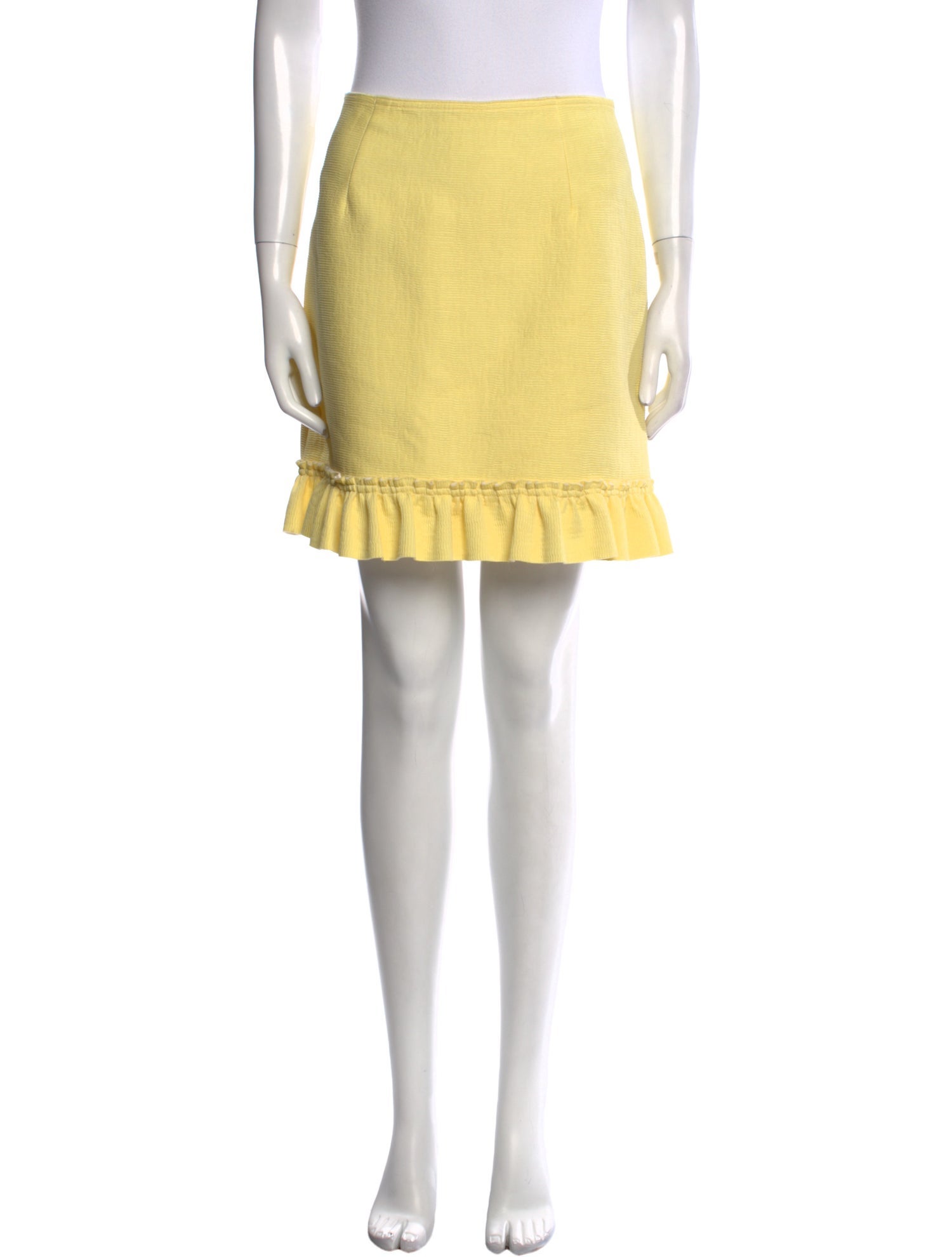 Sandro Ruffle Embellishment Mini Skirt