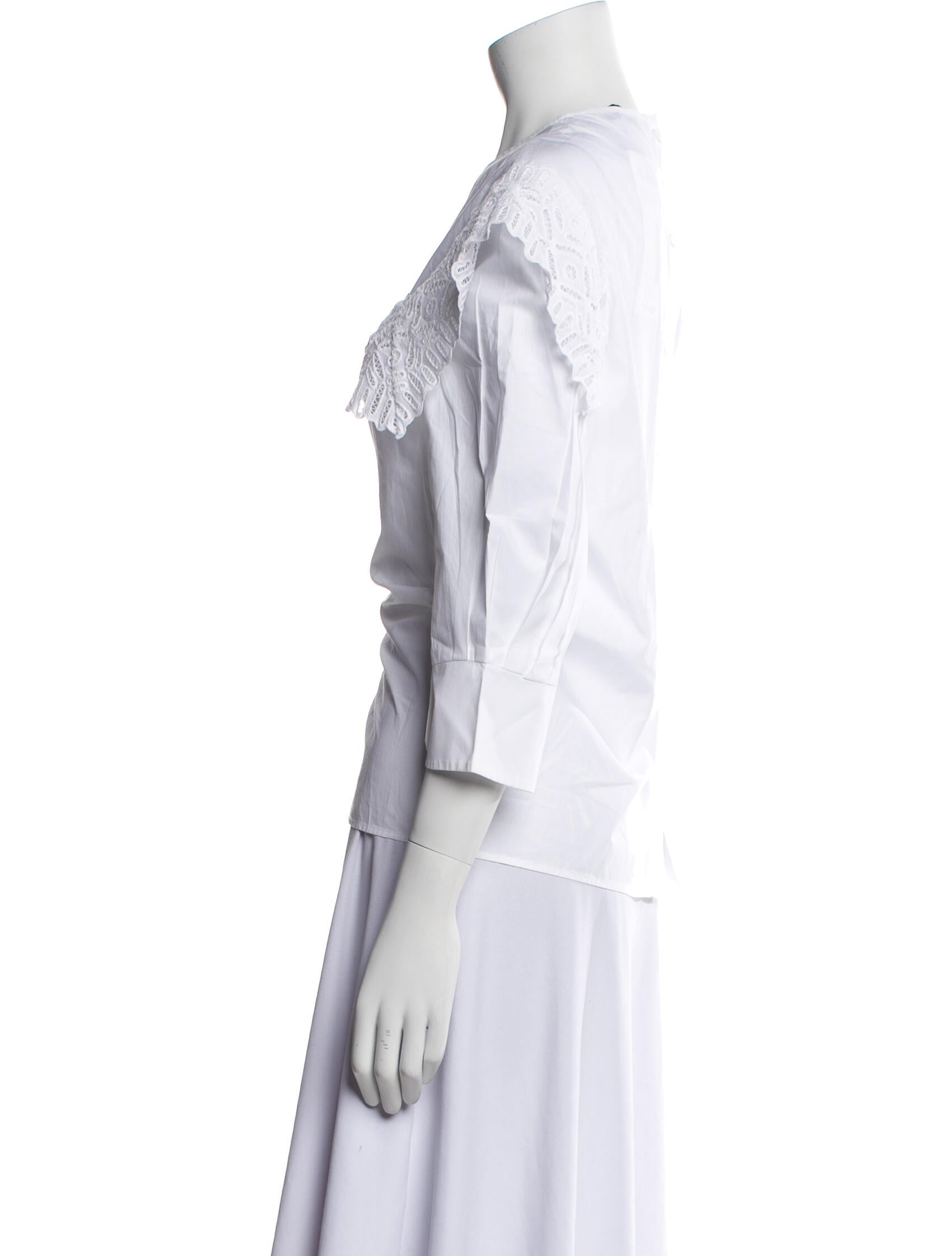 Sandro Off-The-Shoulder Three-Quarter Sleeve Top