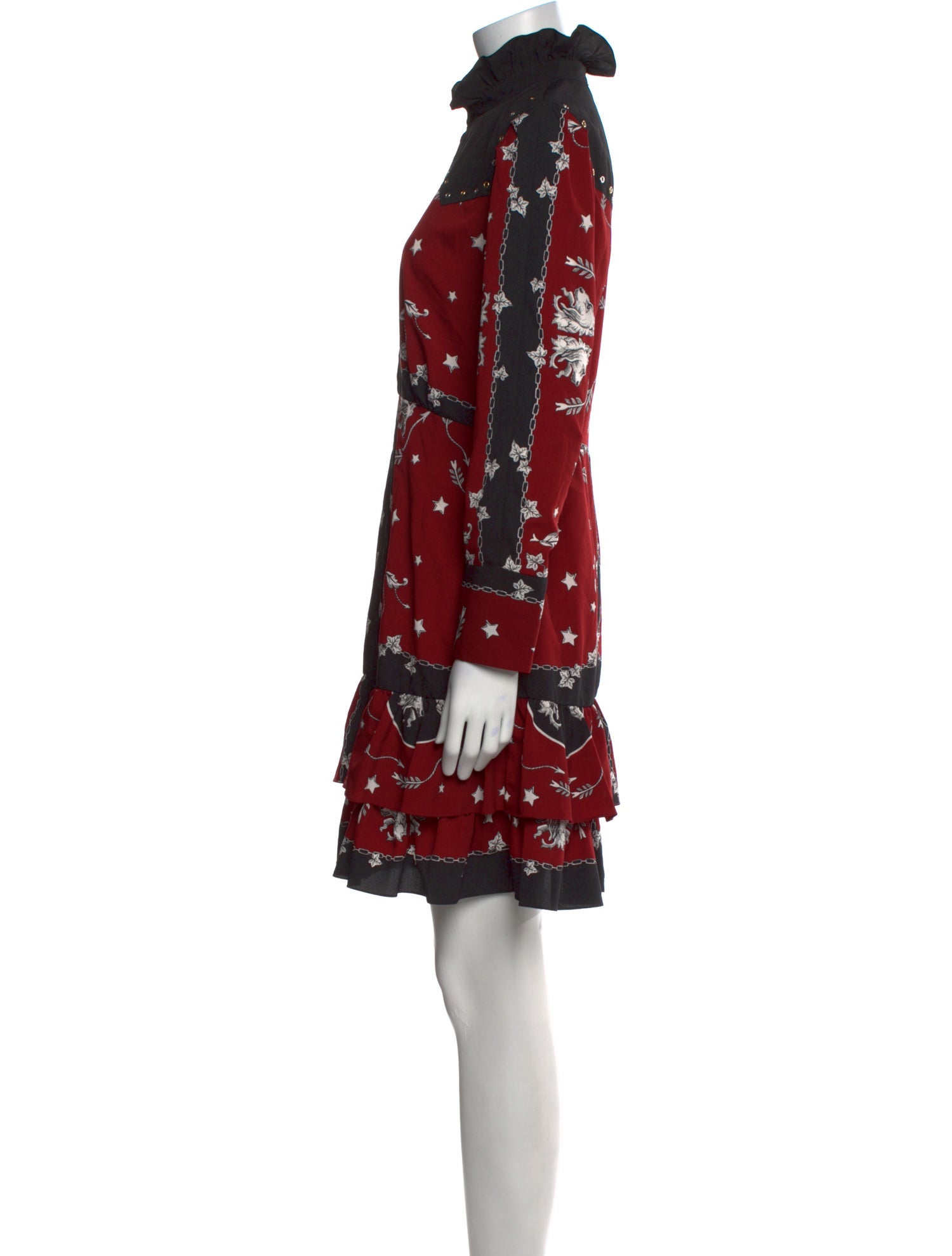 Sandro Floral Print Mini Dress