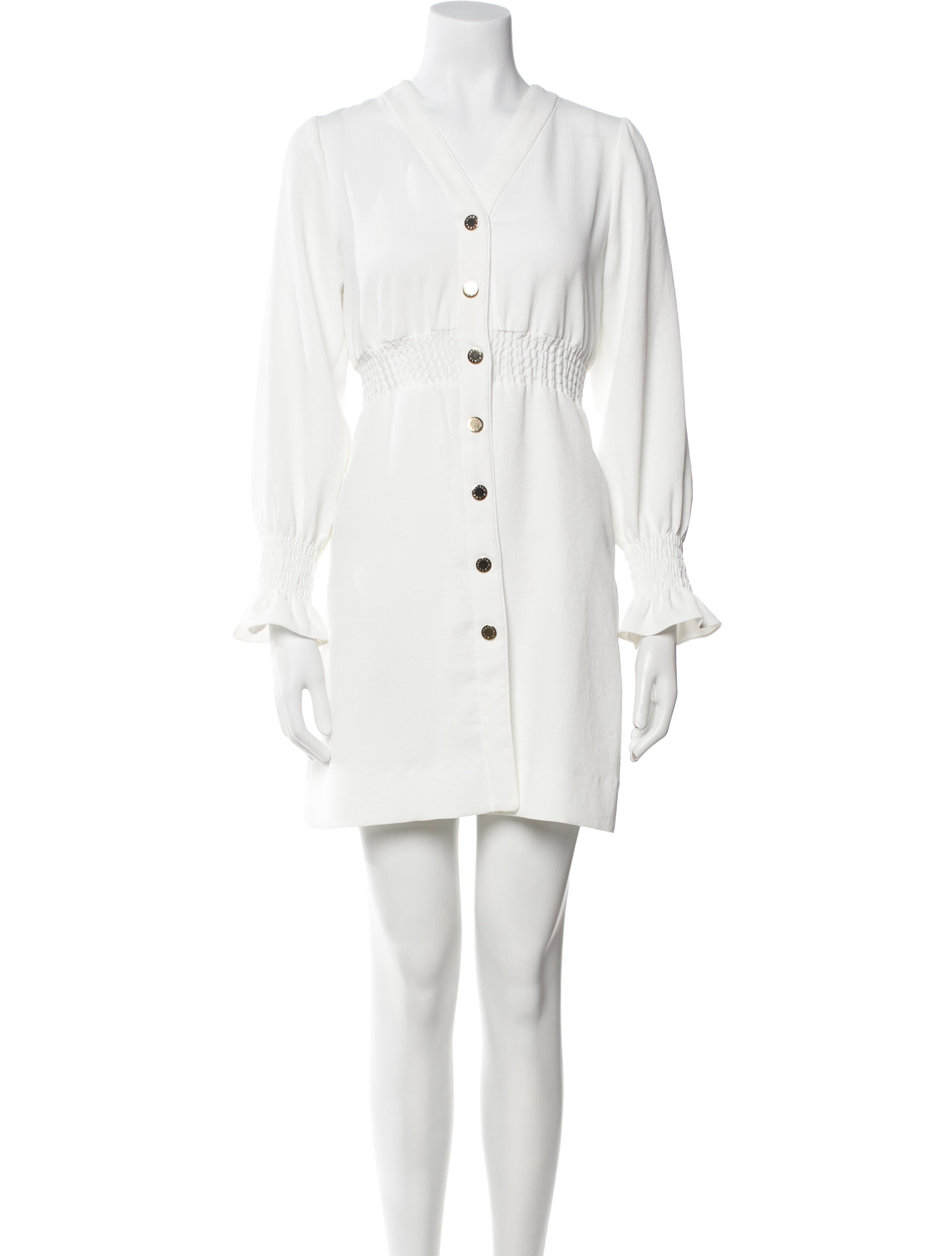 Sandro V-Neck Mini Dress