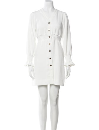 Sandro V-Neck Mini Dress