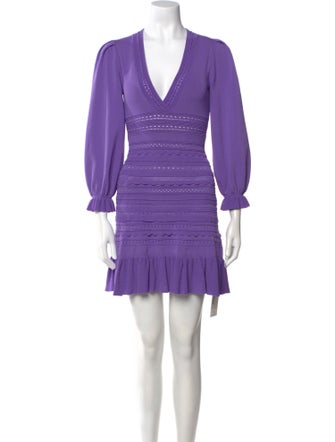 Sandro V-Neck Mini Dress