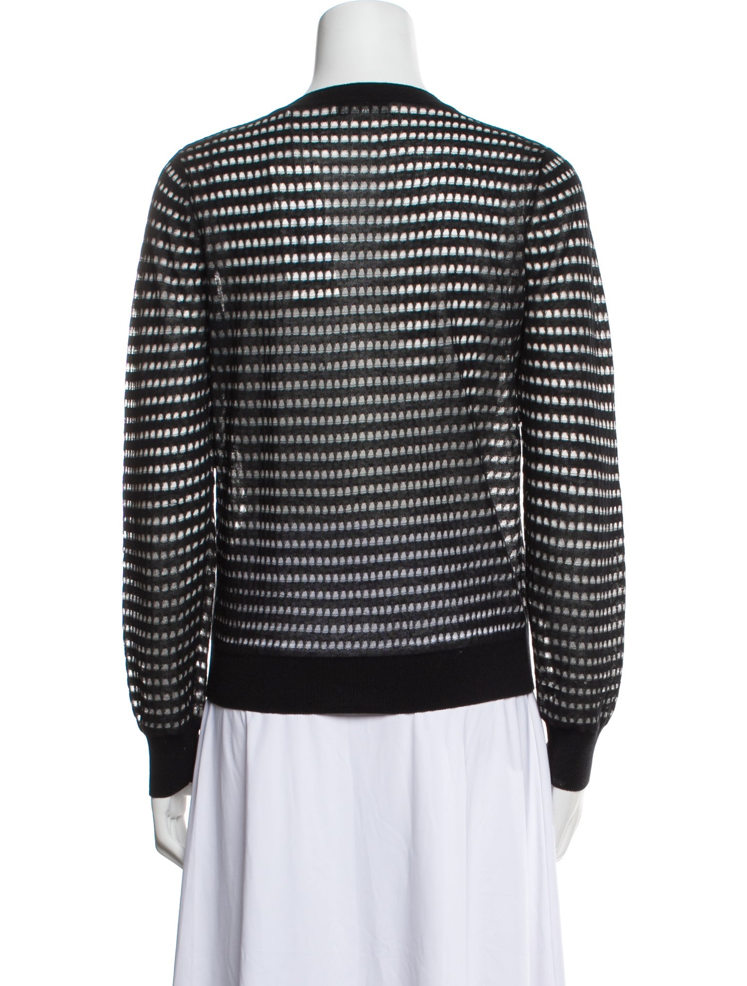 Sandro Printed Crew Neck Sweatshirt