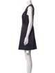 Sandro Crew Neck Mini Dress