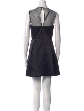 Sandro Crew Neck Mini Dress