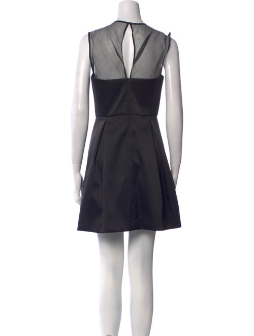 Sandro Crew Neck Mini Dress