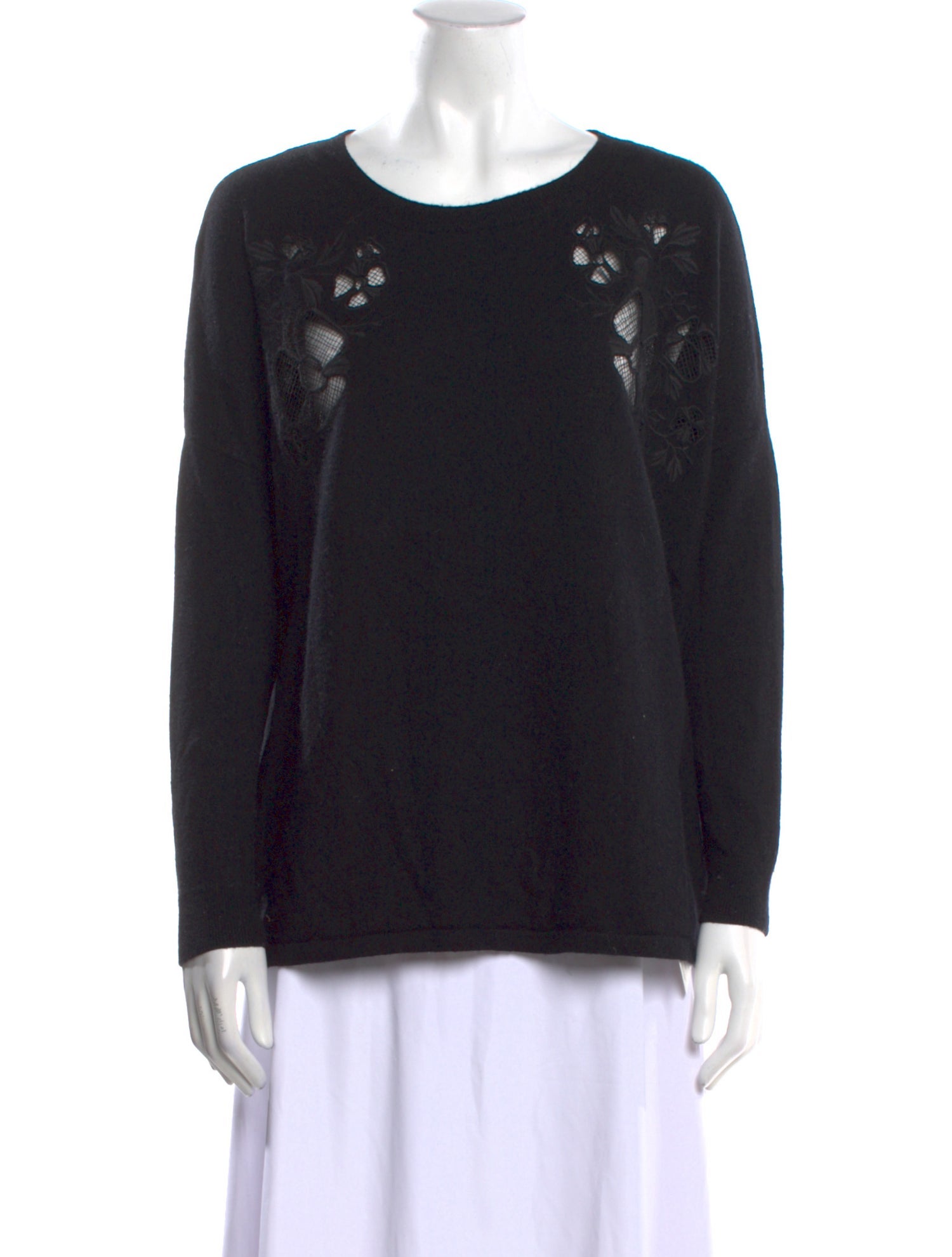 Sandro Wool Scoop Neck Sweater