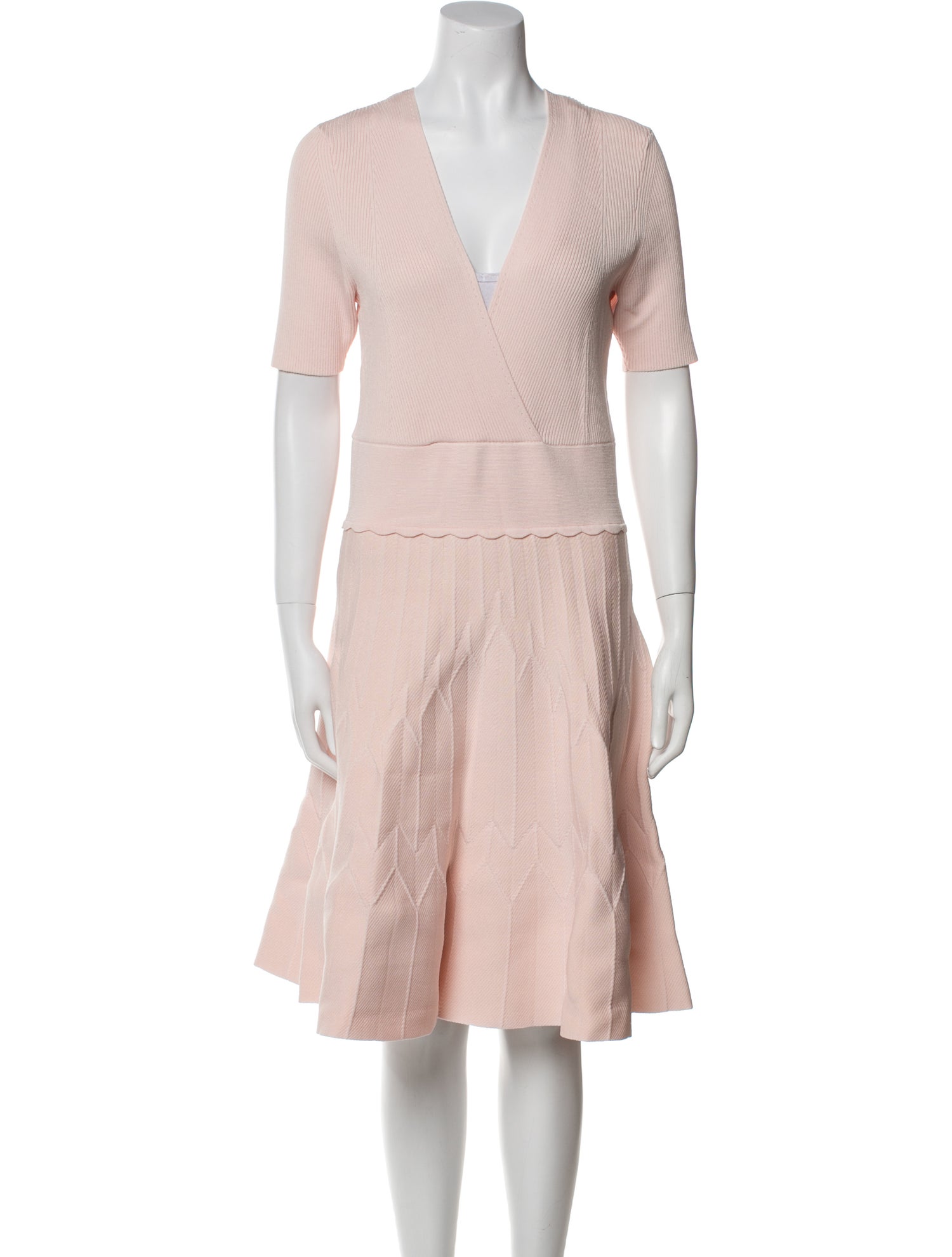 Sandro V-Neck Knee-Length Dress w/ Tags