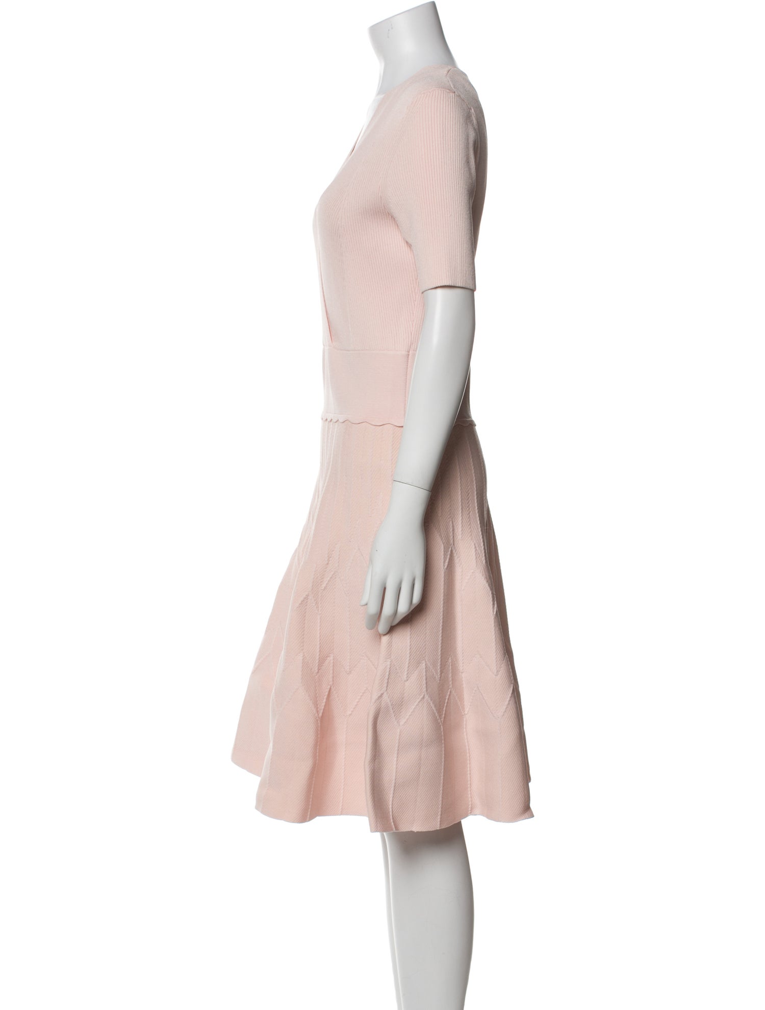 Sandro V-Neck Knee-Length Dress w/ Tags