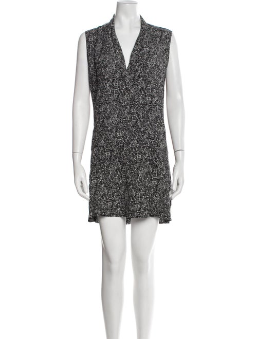 Sandro Printed Mini Dress
