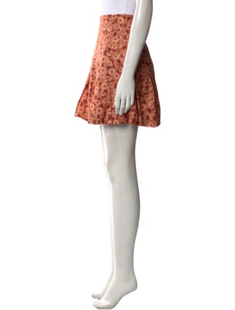 Sandro Printed Mini Shorts